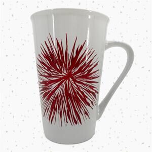 Starbucks 2014 Holiday Collection Red Starburst Coffee Mug Tall 17.8 oz | 525 ml